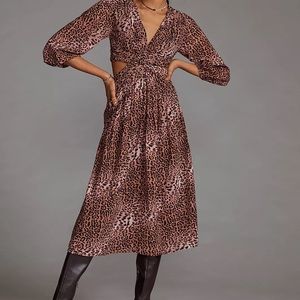 Anthropologie Cut out Dress